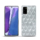 Custodia in pelle Samsung Galaxy Note20 - Platinium - Couture