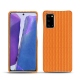 Capa em pele Samsung Galaxy Note20 - Abaca arancio