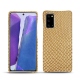 Lederschutzhülle Samsung Galaxy Note20 - Serpent sabbia