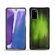 Custodia in pelle Samsung Galaxy Note20 - Vert Patine