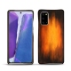 Custodia in pelle Samsung Galaxy Note20 - Fauve Patine
