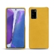 Capa em pele Samsung Galaxy Note20 - Jaune soulèu