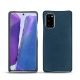 Custodia in pelle Samsung Galaxy Note20 - Blu mediterran