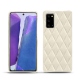 가죽 커버 Samsung Galaxy Note20 - Blanc escumo - Couture