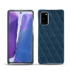 가죽 커버 Samsung Galaxy Note20 - Blu mediterran - Couture