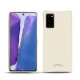 Custodia in pelle Samsung Galaxy Note20 - Blanc PU