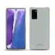 Coque cuir Samsung Galaxy Note20 - Gris PU