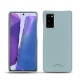 Samsung Galaxy Note20 leather cover - Bleu Ciel PU