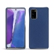 Coque cuir Samsung Galaxy Note20 - Bleu frisson