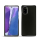 Capa em pele Samsung Galaxy Note20 - Noir Veggie