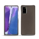 Capa em pele Samsung Galaxy Note20 - Gris Veggie