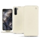 OnePlus Nord leather case - Blanc (  Nappa - White ) 