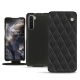Capa em pele OnePlus Nord - Noir - Couture ( Nappa - Black ) 