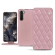 レザーケース OnePlus Nord - Rose - Couture ( Nappa - Pantone 2365C ) 