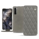 Funda de piel OnePlus Nord - Acier vintage - Couture