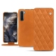 Lederschutzhülle OnePlus Nord - Mandarine vintage - Couture