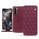 Funda de piel OnePlus Nord - Prune vintage - Couture