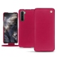 OnePlus Nord leather case - Rose fluo