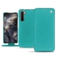 Housse cuir OnePlus Nord - Bleu fluo