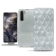 OnePlus Nord leather case - Platinium - Couture