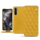 レザーケース OnePlus Nord - Jaune soulèu - Couture