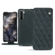 Housse cuir OnePlus Nord - Blu marino - Couture