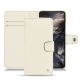 OnePlus Nord leather case - Blanc (  Nappa - White ) 