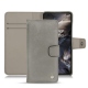 OnePlus Nord leather case - Acier vintage ( Pantone 403C ) 