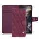 OnePlus Nord leather case - Prune vintage - Couture