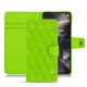 OnePlus Nord leather case - Vert fluo - Couture