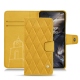 OnePlus Nord leather case - Jaune soulèu - Couture