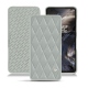 Funda de piel OnePlus Nord - Gris - Couture ( Nappa - Pantone W428C ) 