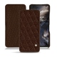OnePlus Nord leather case - Châtaigne - Couture ( Pantone 476C ) 