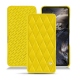 Housse cuir OnePlus Nord - Jaune fluo - Couture