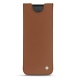 Samsung Galaxy Z Fold2 leather pouch - Marron ( Nappa - Pantone 1615C ) 