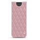 가죽 커버 Samsung Galaxy Z Fold2 - Rose - Couture ( Nappa - Pantone 2365C ) 