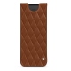 Pochette cuir Samsung Galaxy Z Fold2 - Marron - Couture ( Nappa - Pantone 1615C ) 