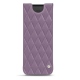 Lederschutzhülle Samsung Galaxy Z Fold2 - Lilas - Couture ( Nappa - Pantone 2645U ) 