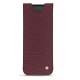Samsung Galaxy Z Fold2 leather pouch - Lie de vin ( Pantone 5115C ) 