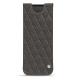 Samsung Galaxy Z Fold2 leather pouch - Anthracite - Couture ( Pantone 424C ) 