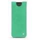 Samsung Galaxy Z Fold2 leather pouch - Menthe vintage ( Pantone 562C ) 