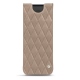 Funda de piel Samsung Galaxy Z Fold2 - Taupe vintage - Couture