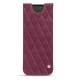 Pochette cuir Samsung Galaxy Z Fold2 - Prune vintage - Couture