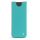 Samsung Galaxy Z Fold2 leather pouch - Bleu fluo