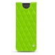 Lederschutzhülle Samsung Galaxy Z Fold2 - Vert fluo - Couture