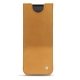 Samsung Galaxy Z Fold2 leather pouch - Or Maïa ( Pantone 871C ) 