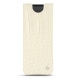 Samsung Galaxy Z Fold2 leather pouch - Crocodile milk