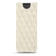 가죽 커버 Samsung Galaxy Z Fold2 - Blanc escumo - Couture