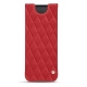 가죽 커버 Samsung Galaxy Z Fold2 - Rouge troupelenc - Couture