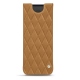 Samsung Galaxy Z Fold2 leather pouch - Castan esparciate - Couture